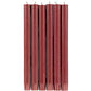 BRITISH COLOUR STANDARD - 25cm / 10'' H Guardsman Red Eco Dinner Candles, 25 per pack