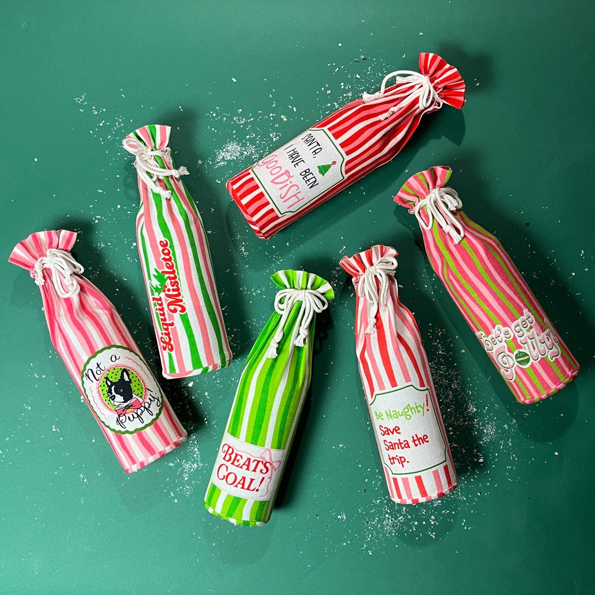 Christmas Wine Gift Bags - Been Goodish | Holiday Gifting
