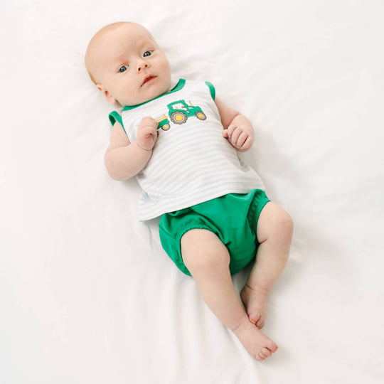 Little Farmer Applique Diaper Cover Set