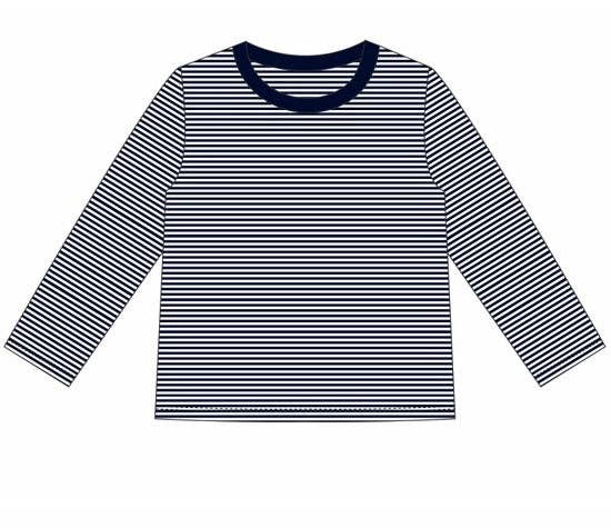Knit Stripe Long Sleeve Shirt - BOLD Colors