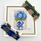 Vase and Blue Flowers (Chinoiserie) Needlepoint Design